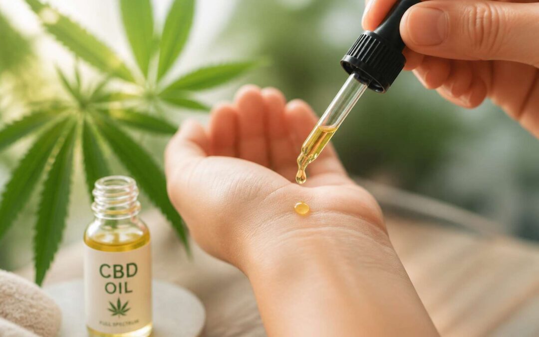 CBD Oil External Use for Soothing Skin and Muscles.